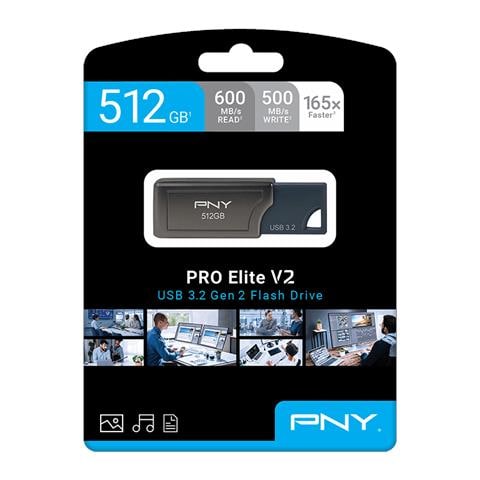 PRO Elite V2 unità flash USB 512 GB USB tipo A 3.2 Gen 2 (3.1 Gen 2) Nero - Foto 2