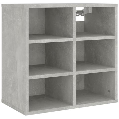 Scarpiera Grigio Cemento 52,5x30x50 Cm - Foto 2