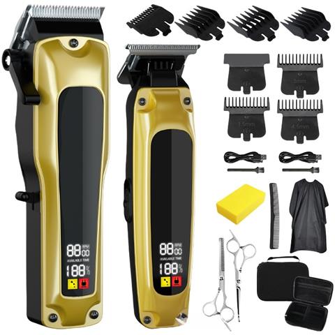 Kit Professionale Per La Cura Dei Capelli Con Tagliacapelli Elettrico Per Uso Domestico - Foto 1