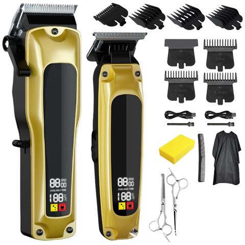 Kit Professionale Per La Cura Dei Capelli Con Tagliacapelli Elettrico Per Uso Domestico - Foto 8