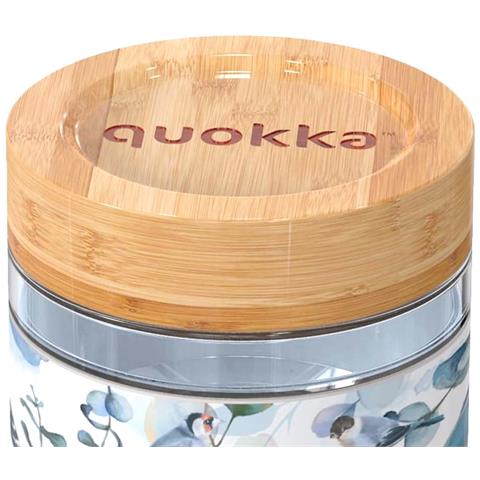 Contenitore Alimentare 500ml Decorazione Uccelli Con Coperchio Ermetico In Bambù, Multicolore - Foto 5