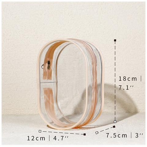 Custodia Trasparente Per Cosmetici: Ideale Per Bambole Di Cotone, Scatole A Sorpresa E Articoli Di Cancelleria Pink - Foto 5