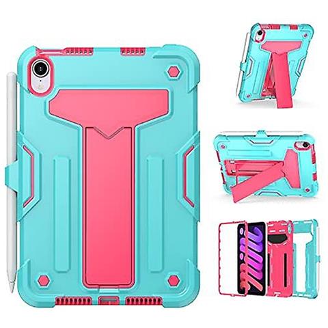Custodia Per Ipad Mini 6 8.3"" Con Supporto E Alloggiamento Per Stilo Menta - Foto 4