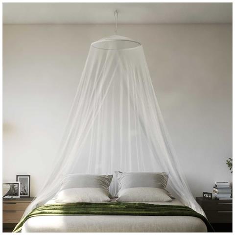 Zanzariera per Letto 220 Rete Bianca 56x56x220 cm - Foto 2