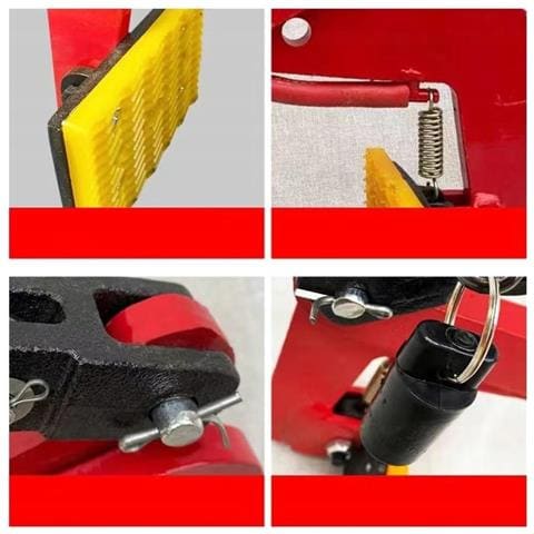 Pinza Verticale Imak Rodclamp 280kg - Trasporto Blocchi 8-24 Cm | Capacità 280 Kg, 9,5 Kg | Costruzione Robusta, Antiscivolo - Foto 2