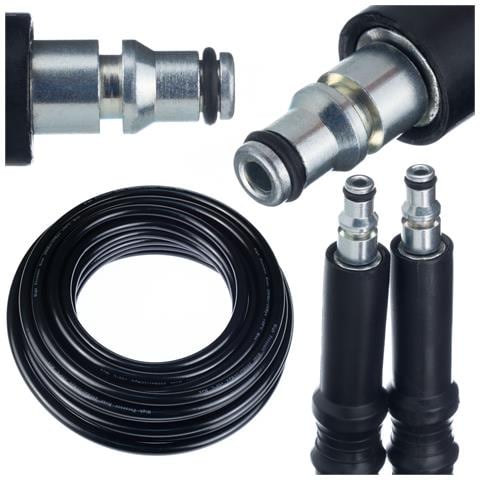 Tubo Alta Pressione 5m Quick Connect Di Ricambio - Compatibile Con Idropulitrici Ar Blue Clean, Michelin, Black Decker, Makita, Stanley | Max 200 Bar, 60°c - Foto 1