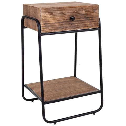 Tavolino In Legno Marrone 43,5x32x73h - Foto 1