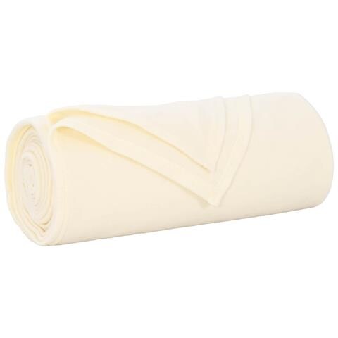 Coperta Crema 270 x 240 cm Panno - Foto 1