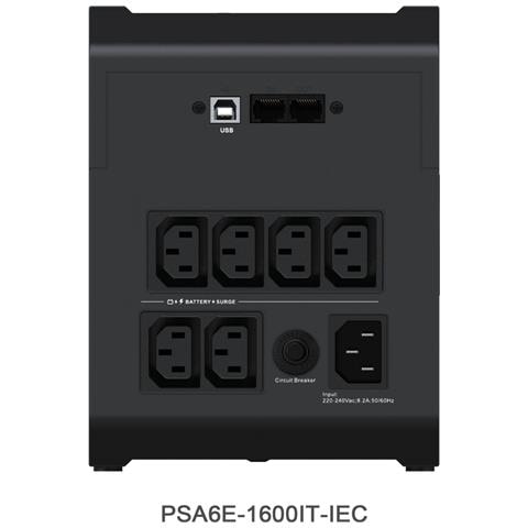 PSA6E-1600IT-IEC gruppo di continuità (UPS) A linea interattiva 1,6 kVA 925 W 6 presa (e) AC - Foto 4