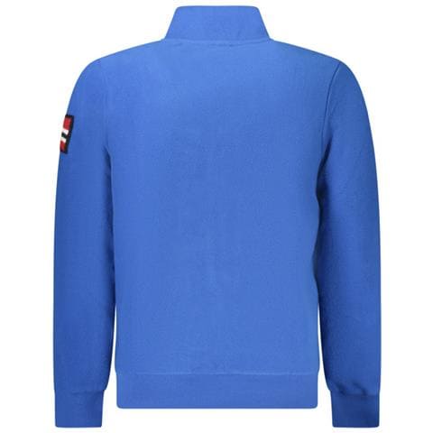 FELPA BLU DA UOMO CON CERNIERA NORVEGIA 1963 - Colore: Blu, Taglia: L - Foto 2