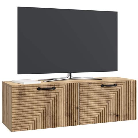 Mobile Porta TV da Muro Rovere Artigianale 98 x 31 x 30 cm - Foto 2