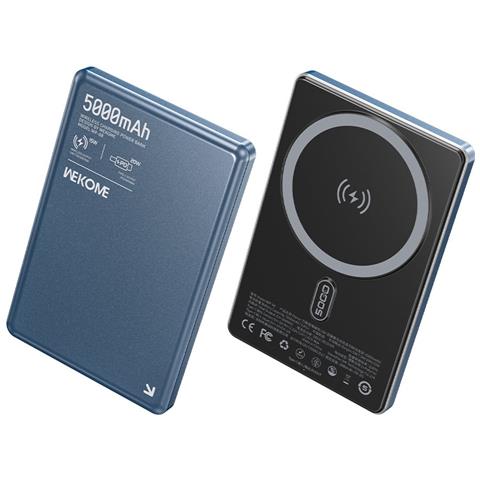 Power Bank - Blu, 5000 mAh, 15W - Foto 1