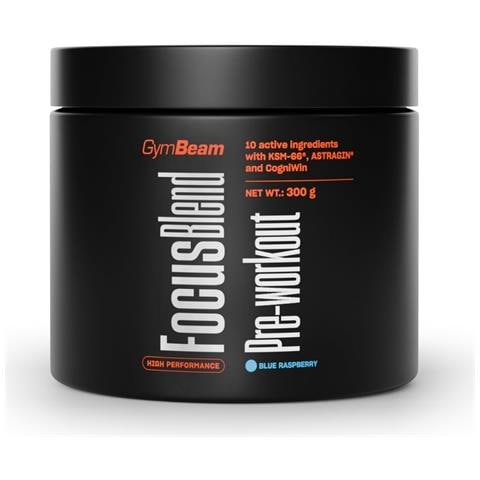 Pre-workout Focus Blend con estratti vegetali 300 g Lampone Blu - Foto 1