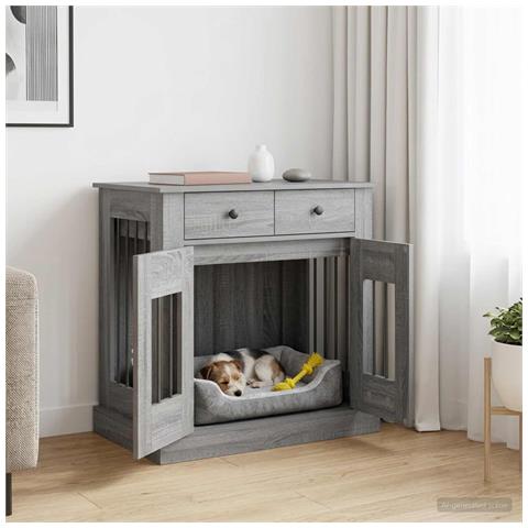 Mobile da cassa per cani Sonoma grigio 80 x 47,5 x 80 cm - Foto 2