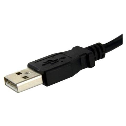 Cavo Prolunga USB 2.0 per montaggio a pannello di Tipo A / A - Connettore USB ad incasso tipo B Femmina A / Maschio A - 30cm - Foto 4