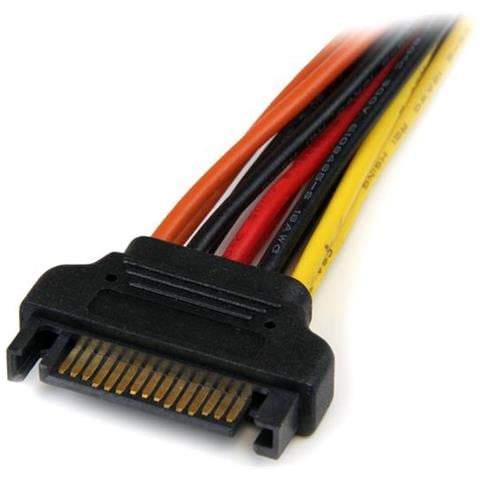 Adattatore cavo splitter Y di alimentazione SATA tipo latch 15 cm - M / F - Foto 5