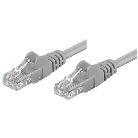 ICOC CCA5U-015 - Cavo di rete Patch CCA Cat. 5e Grigio UTP 1,5 m - Foto 1