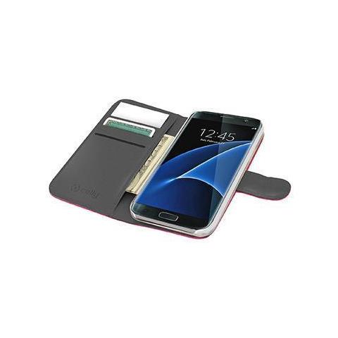 Custodia Wally in Similpelle per Galaxy S7 Edge - Colore Rosa - Foto 2