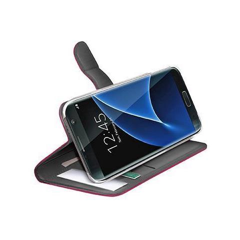 Custodia Wally in Similpelle per Galaxy S7 Edge - Colore Rosa - Foto 3