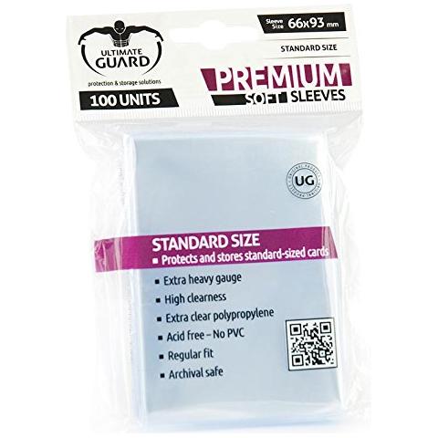 Premium Soft Sleeves Standard Size Transparent (100)  - Foto 1