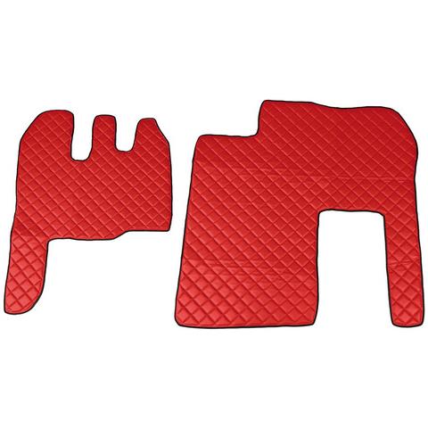 Tappeto Unico Ecopelle Rosso Renault Magnum 01>13 - Foto 1