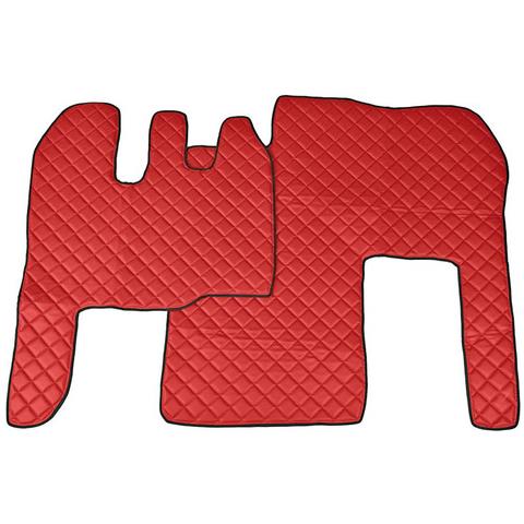 Tappeto Unico Ecopelle Rosso Renault Magnum 01>13 - Foto 2