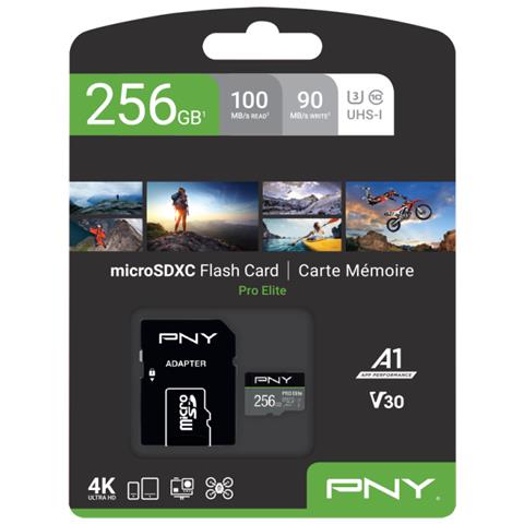 Micro-sd Pro Elite 256gb 10 Uhs-i U3 A1 V30 Sd Adapter - Foto 4