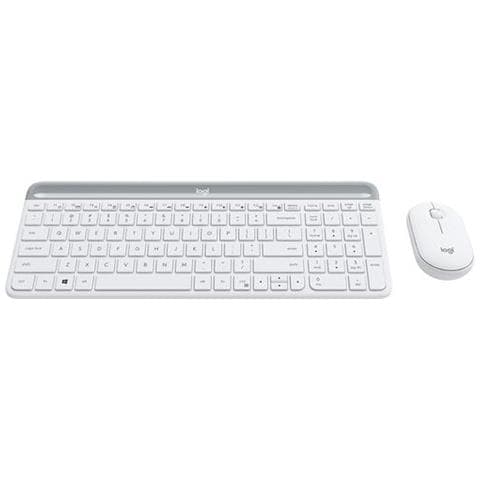 Tastiera e Mouse USB 920-009201 per Casa e Ufficio (Layout Nordica) Colore Bianco - Foto 2