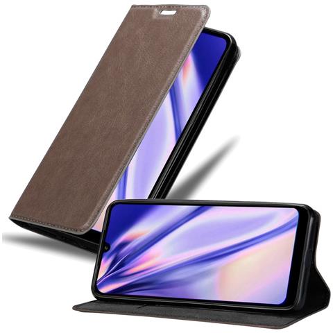 Custodia Compatibile Con Xiaomi Redmi 7 In Bruno Caffè - Coperchio Protettiva Con Chiusura Magnetica, Funzione Stand E Tasca Per Le Carte - Foto 1