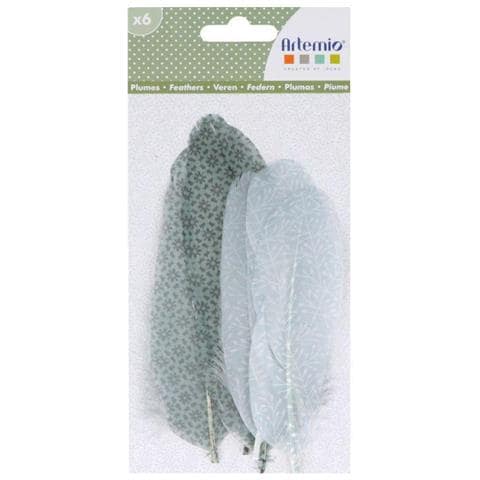 6 Piume Stampate Misty Winter - Foto 3