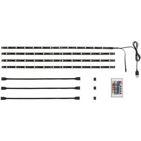 Striscia Led 2 Mt Dimmerabile Cambiacolore Rgb Ideale Per Retro Tv Da 32a 78"" - Foto 1