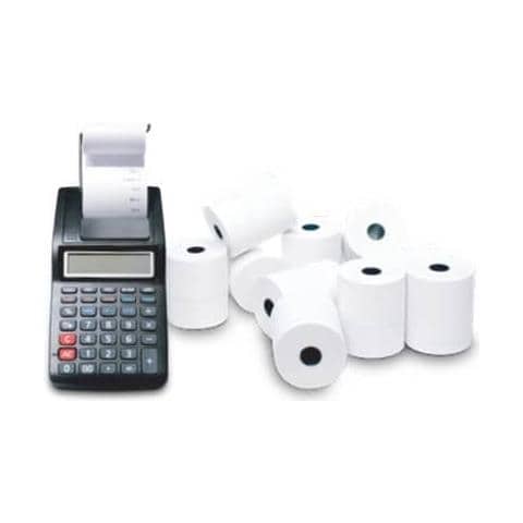 Rotoli Registratore Di Cassa Pura Cellulosa 44 Mm X D. e. 70 Mm Foro 12 Mm Conf. Da 10 - Cel06 - Foto 1