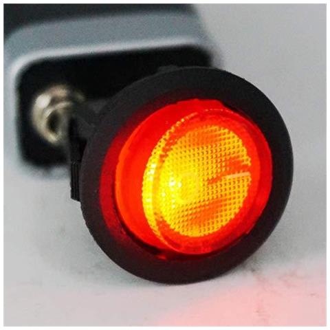 8pcs 20a 12v Dc On Off Spst 3pin Bilanciere Toggle Interruttore Di Controllo Per Auto O In Barca Con 4 Colori Led Illuminated (con La Linea Di Saldatura)  - Foto 4