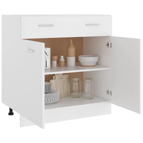 Mobile Inferiore Cassetto “Lyon” Bianco 80x46x81,5cm - Foto 2