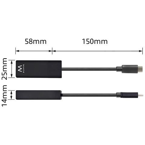 EW9828 scheda di rete e adattatore Ethernet 5000 Mbit /s - Foto 4