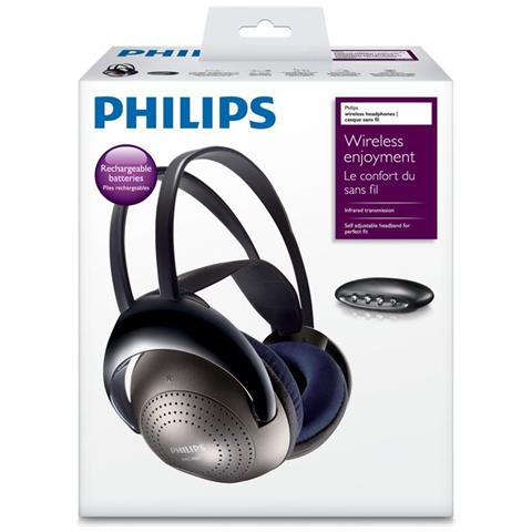 Cuffia Philips SHC2000 Wireless Infrarossi Stereo - Over-the-head - Ear-cup - 7 m - 18 Hz - 20 kHz - Foto 3