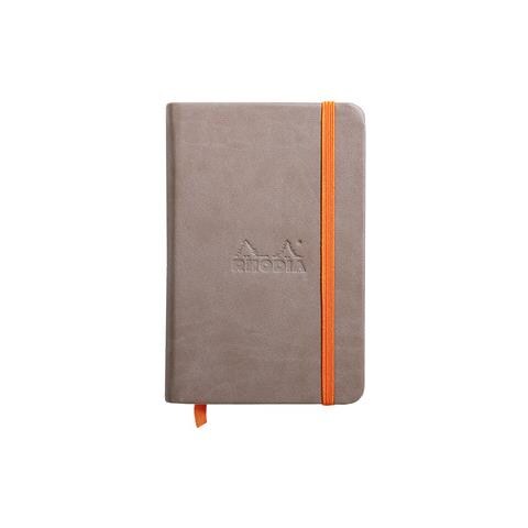 NOTEBOOK RIMBORDATO RIGIDO 9X14 MM 192 PAGINE CARTA AVORIO 90 GR SENZA QUADRETTATURA- CON ELASTICO - Foto 1