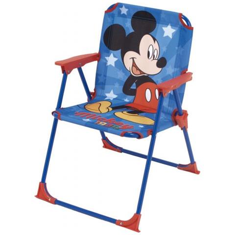 Sedia Pieghevole Topolino 53 X 38 Cm Poliestere / blu Acciaio - Foto 2