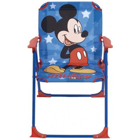 Sedia Pieghevole Topolino 53 X 38 Cm Poliestere / blu Acciaio - Foto 3