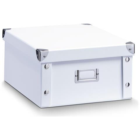 17763 scatola di conservazione Armadietto portaoggetti Rettangolare Cartoncino Bianco - Foto 1