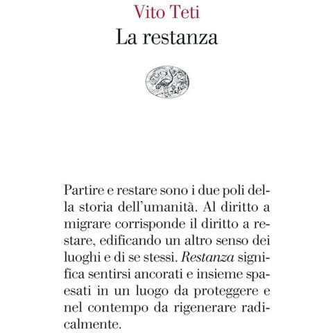 Vito Teti - La Restanza - Foto 3