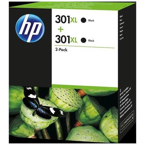 D8J45AE MCVP 301 XL Value Pack Cartuccia Ink Originale Nero per DeskJet 1050 / DeskJet 2050 / DeskJet 2050s - Foto 1