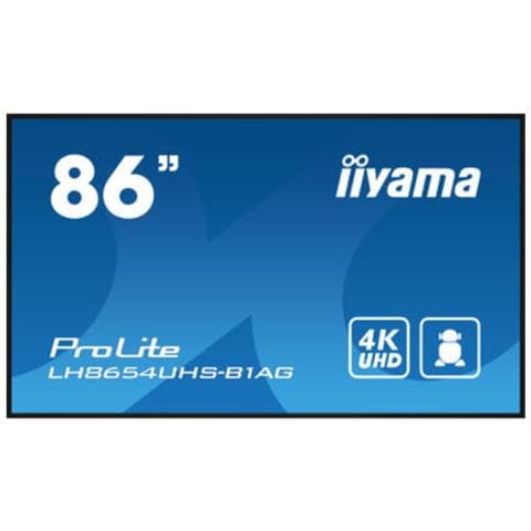 ProLite To Be Updated Monitor PC 2,17 m (85.6") 3840 x 2160 Pixel 4K Ultra HD LED Nero - Foto 1