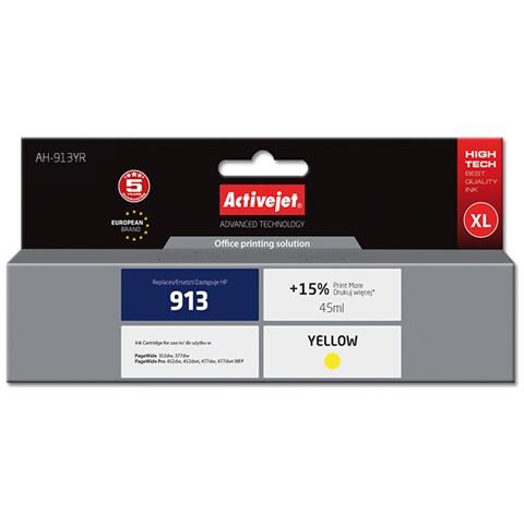 AH-913YR cartuccia d'inchiostro 1 pz Compatibile Resa elevata (XL) Giallo - Foto 2