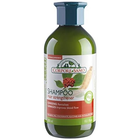 Shampoo Gingseng, Ginkgo Ed Eleuterococco Certificato Biologico-ipoallergenico-300 Milim101 Fl Oz - Foto 1