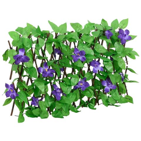 Traliccio Edera Artificiale Espandibile 5 pz Verde 180x20 cm - Foto 2