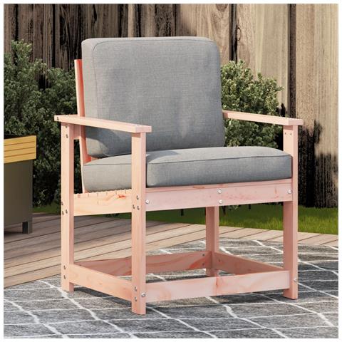 Sedia da Giardino 62x56x77 cm in Legno Massello di Douglas - Foto 1