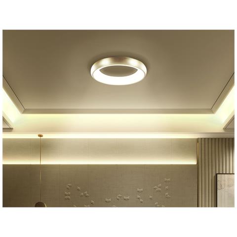 Lampadario A Led Ataran Metallo Oro - Foto 1