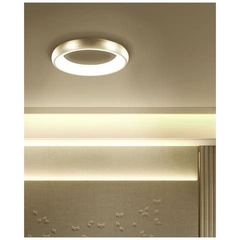 Lampadario A Led Ataran Metallo Oro - Foto 8