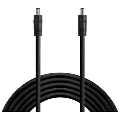 Dc To Dc 5521+5525. 3m. 100w. Nero 5.5 X 2.1 Mm 5.5 X 2.5 Mm - Foto 1